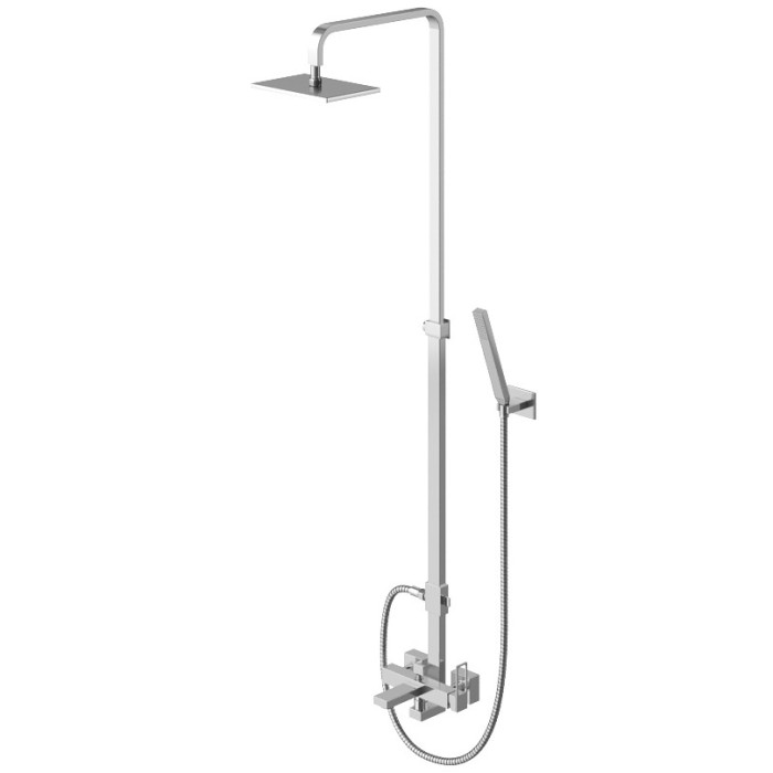 Душевой гарнитур KOHLMAN NEXEN CHROME с изливом (QW277U)