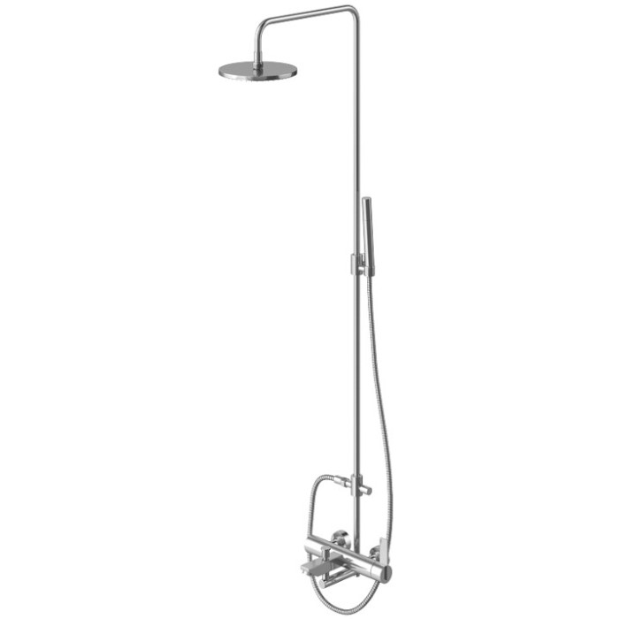 Душовий гарнітур KOHLMAN DEXAME CHROME з виливом (QW277D)