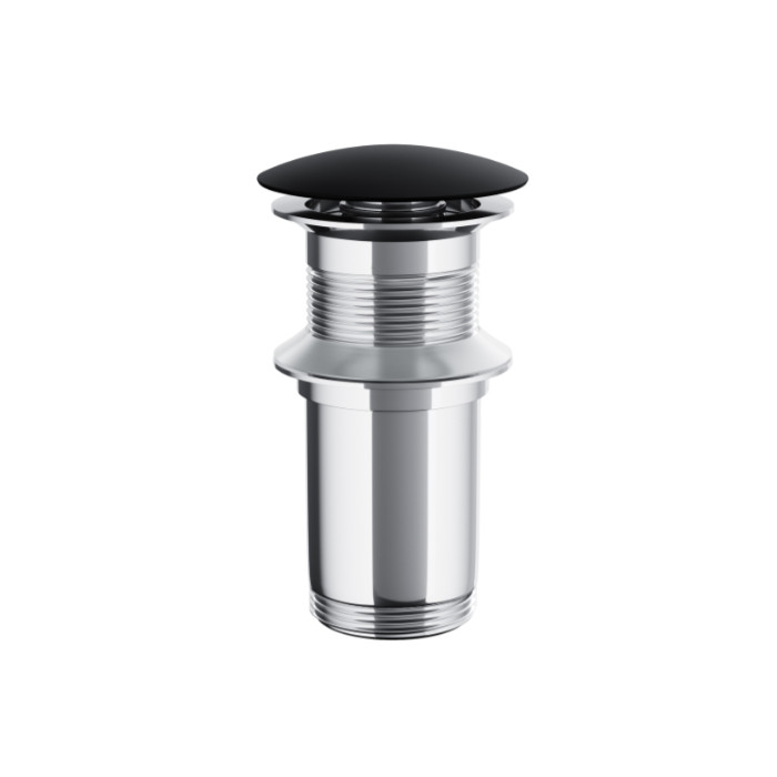 Донный клапан для раковины CORSAN CLICK-CLACK BLACK без перелива * (MU03BL)