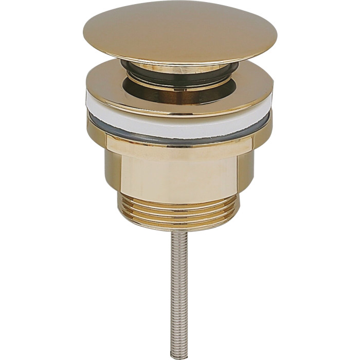 Донный клапан для раковины VBI BRUSHED GOLD click-clack универсальный (VBI-059000BG)