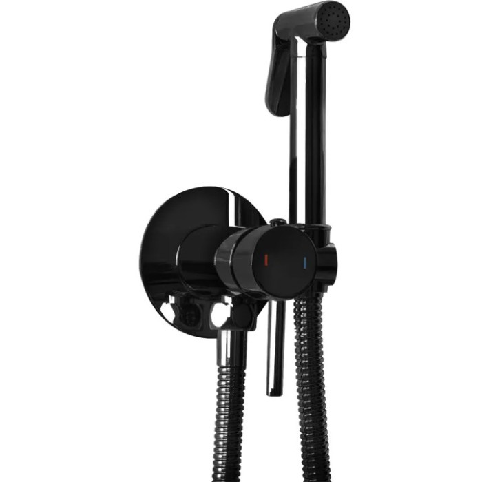 Набор гигиенического душа REA LOOP BLACK GLOSSY черный * (REA-B5656)