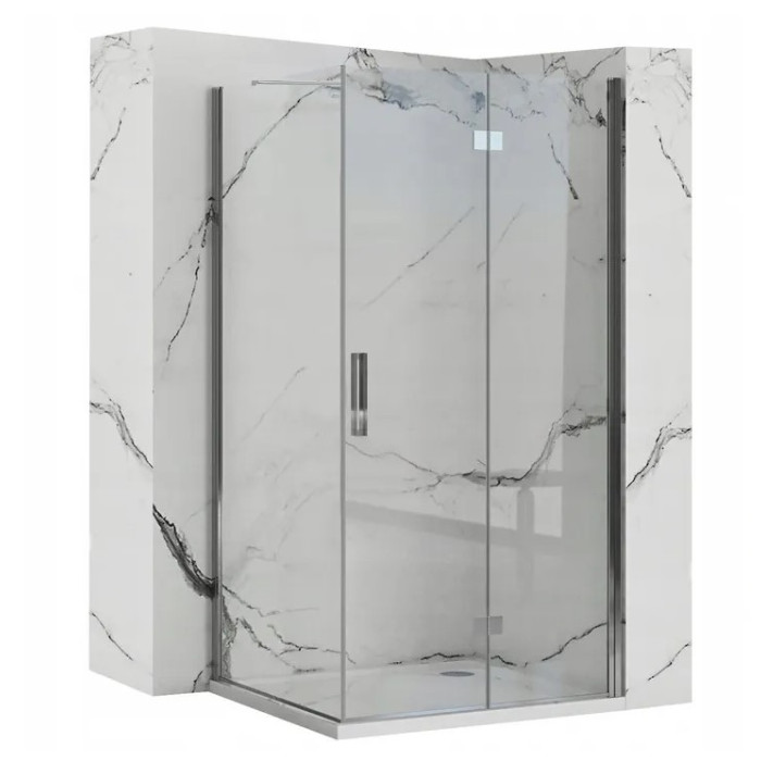 Душевая кабина REA MOLIER 90x90 CHROME  (REA-K8535 + REA-K8539)