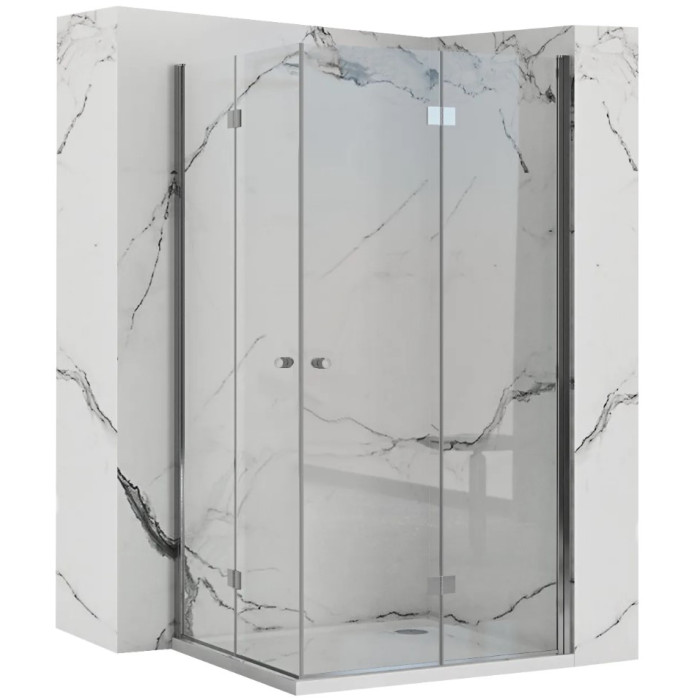 Душевая кабина REA FOLD N2 70x120 CHROME  (REA-K7444 + REA-K7437)