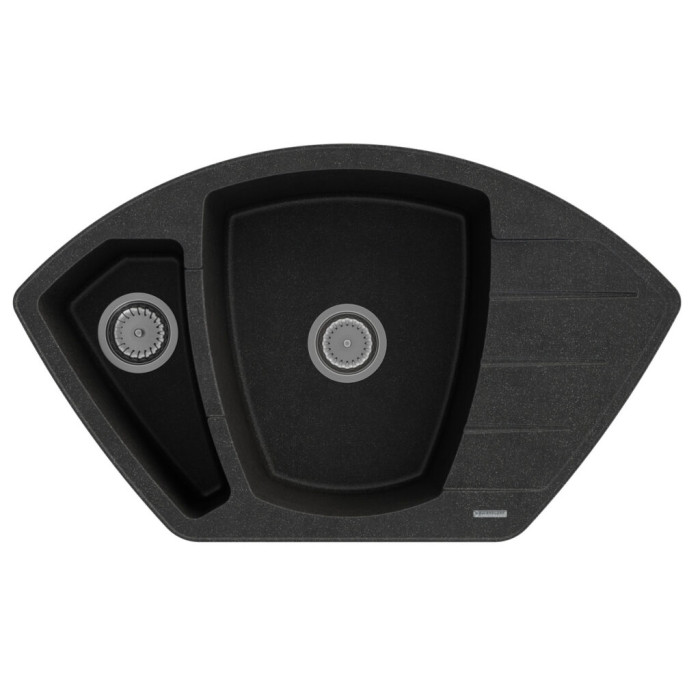 Кухонна мийка GRANITAN COMPACT BLACK чорна з вкрапленням * (COMPACT GRANIT)
