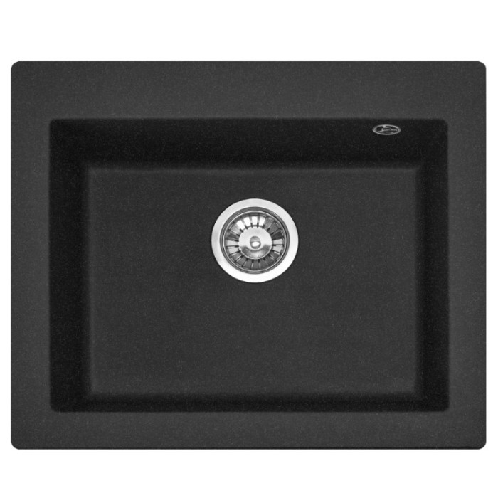 Гранітна кухонна мийка REA WEST XL BLACK MATT (ZLE-00136)