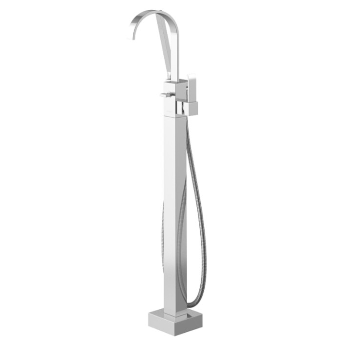 Смеситель для ванны KOHLMAN AXIS CHROME напольный  (QF1165N)