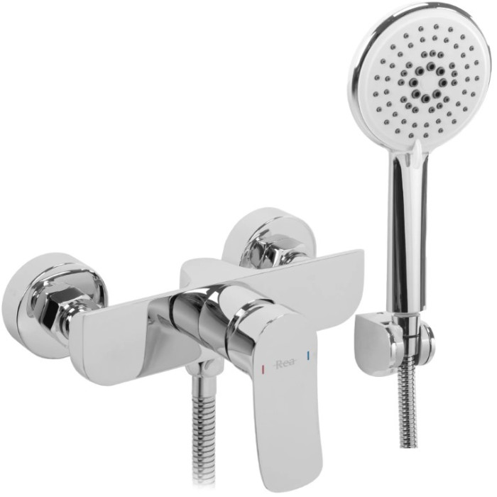 Змішувач для ванни та душу REA DART CHROME настінний без виливу * (REA-B3303)