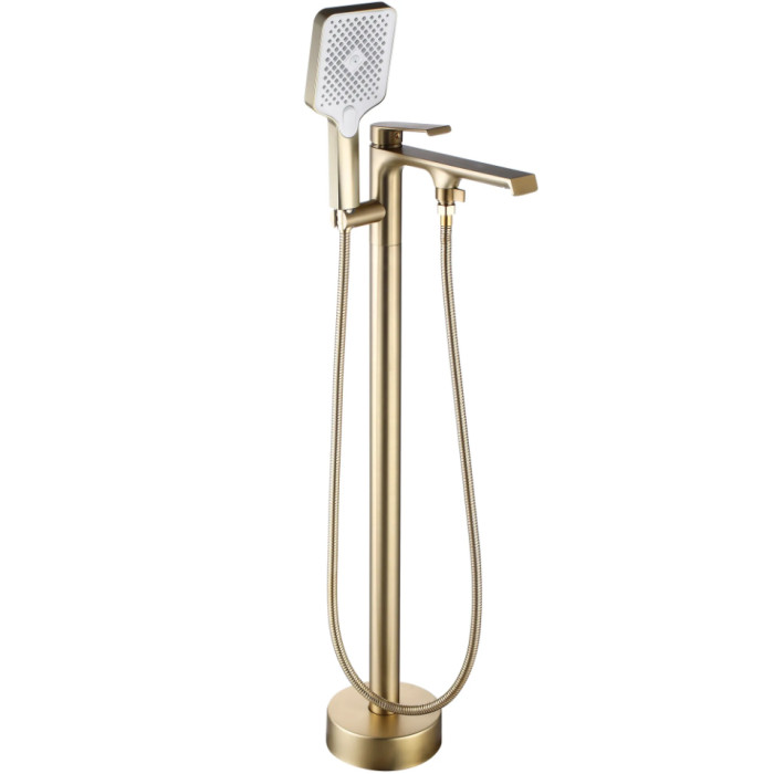 Змішувач для ванни REA HASS BRUSHED GOLD підлоговий (REA-B6404)
