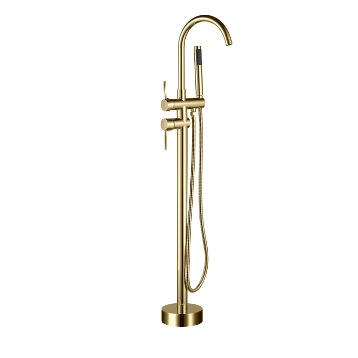 Змішувач для ванни VBI MILANO GOLD підлоговий (VBI-050108GL)