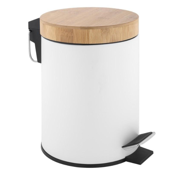 Кошик для сміття YOKA BIN WHITE BAMBOO 3л. для ванної кімнати * (CH.BIN-WHT)