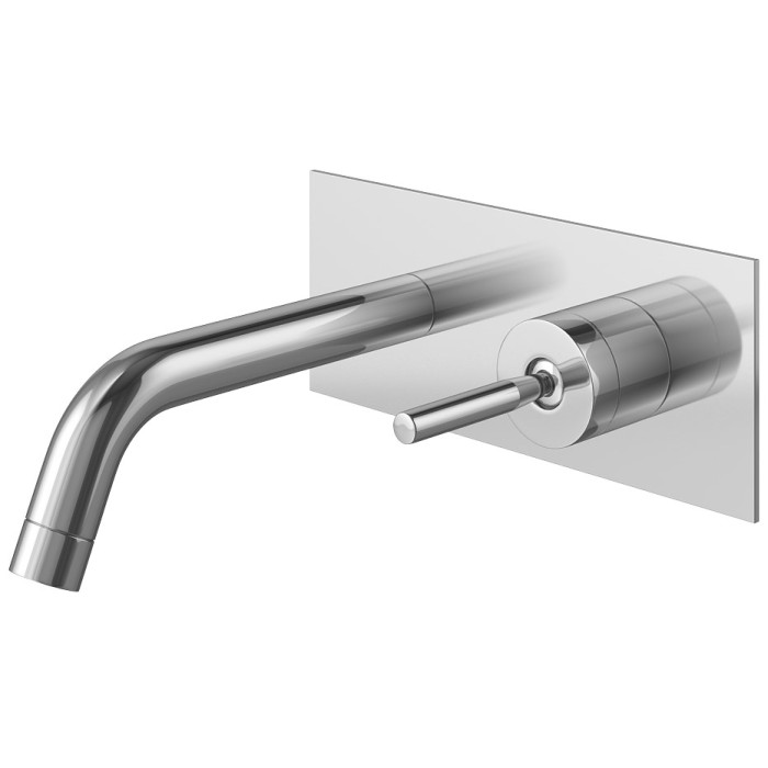 Змішувач для раковини (умивальника) KOHLMAN MAXIMA CHROME + BOX прихованого монтажу (QW185M)