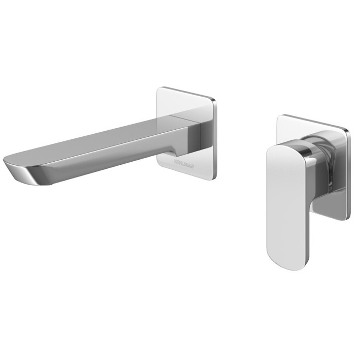 Змішувач для раковини (умивальника) KOHLMAN FOXAL CHROME + BOX прихованого монтажу (QW180F)