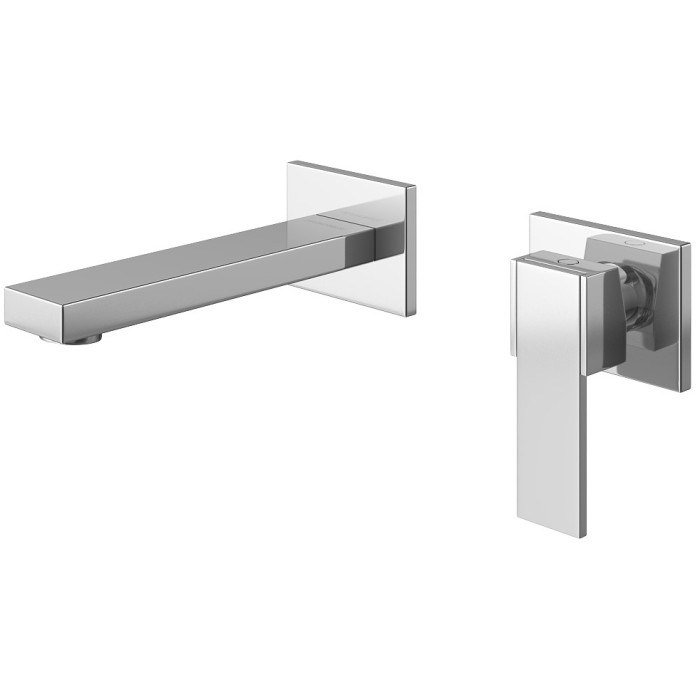 Змішувач для раковини (умивальника) KOHLMAN EXCELENT CHROME + BOX прихованого монтажу (QW180H)