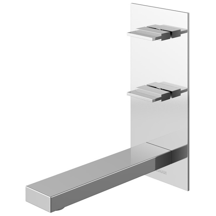 Змішувач для раковини (умивальника) KOHLMAN EXCELENT CHROME + BOX прихованого монтажу (QW196H)