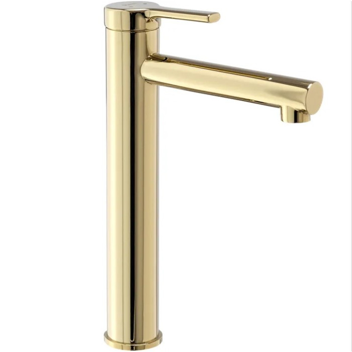 Змішувач для раковини (умивальника) REA PIXEL GOLD золотий високий (REA-B6215)