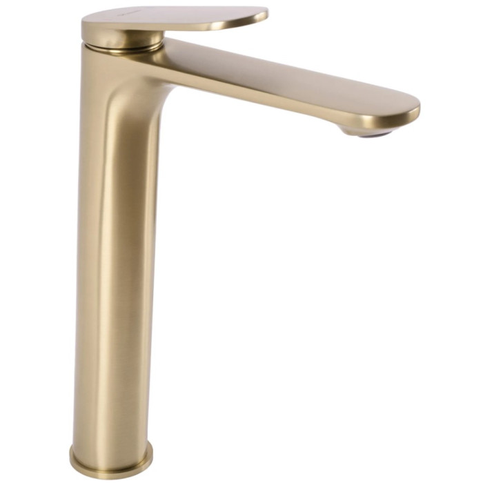 Змішувач для раковини (умивальника) REA MARCO BRUSHED GOLD високий (REA-B4895)