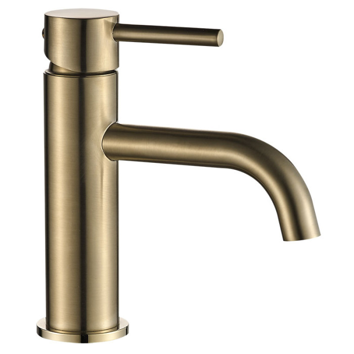 Змішувач для раковини VBI MILANO BRUSHED GOLD низький (VBI-050100BG)