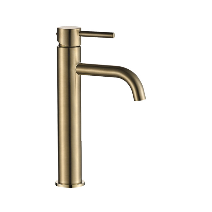 Змішувач для раковини VBI MILANO BRUSHED GOLD високий (VBI-050101BG)