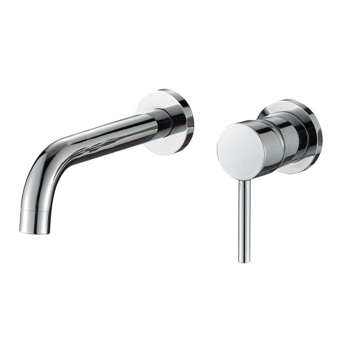 Змішувач для раковини VBI MILANO LONG CHROME прихованого монтажу (VBI-050103CH)