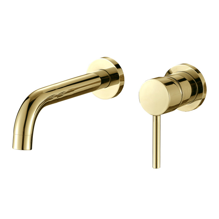 Змішувач для раковини VBI MILANO LONG GOLD прихованого монтажу (VBI-050103GL)