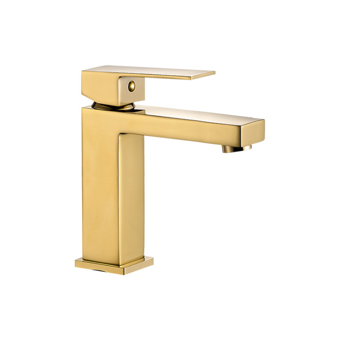 Змішувач для раковини VBI LORENO GOLD низький (VBI-050200GL)