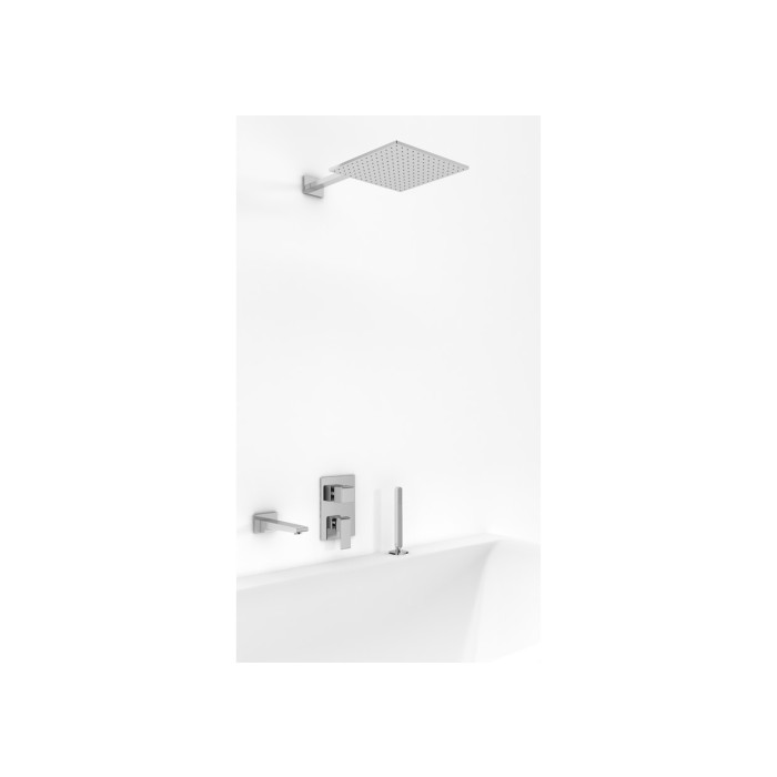 Душевая система KOHLMAN SAXO 20 CHROME + BOX скрытого монтажа (QW211SQ20-007)