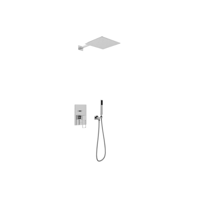 Душевая система KOHLMAN NEXEN 40 CHROME + BOX скрытого монтажа (QW210UQ40)