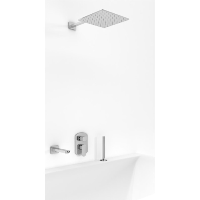 Душевая система KOHLMAN FOXAL 2.0 30 CHROME + BOX скрытого монтажа (QW211FQ30-009)