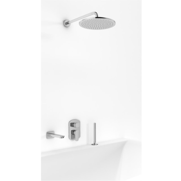 Душевая система KOHLMAN FOXAL 2.0 35 CHROME + BOX скрытого монтажа (QW211FR35-009)