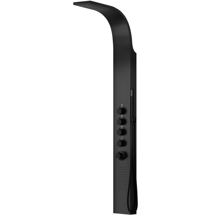 Душевая панель CORSAN SAMSARA BLACK (S003MBL)