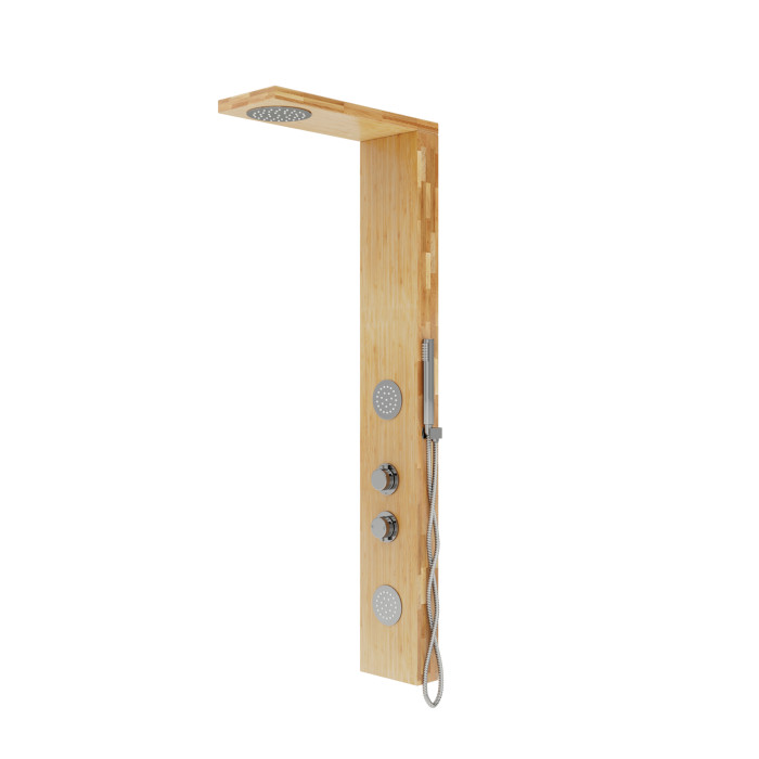 Душевая панель CORSAN BALTI 2.0 BAMBOO CHROME (B001MCH)