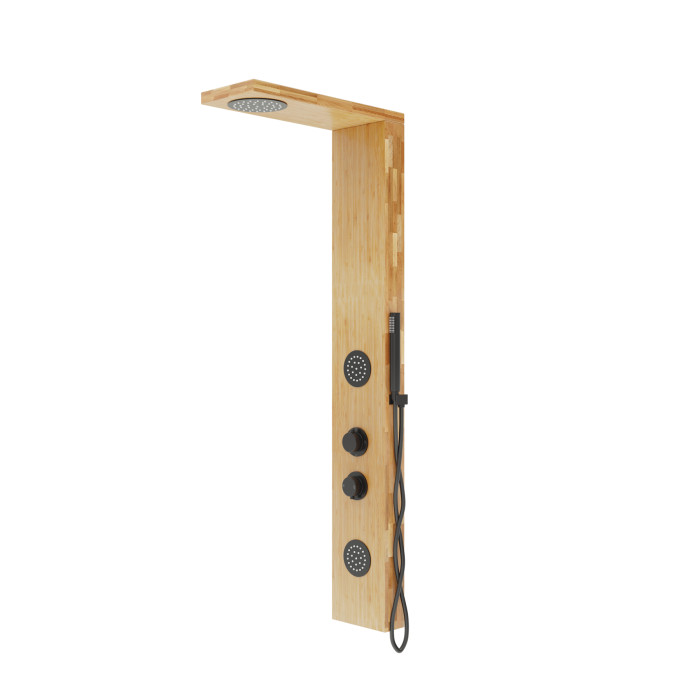 Душевая панель CORSAN BALTI 2.0 BAMBOO BLACK (B001MBL)
