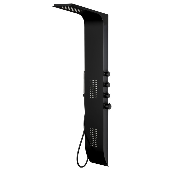 Душевая панель CORSAN DUO BLACK (A777MBL)
