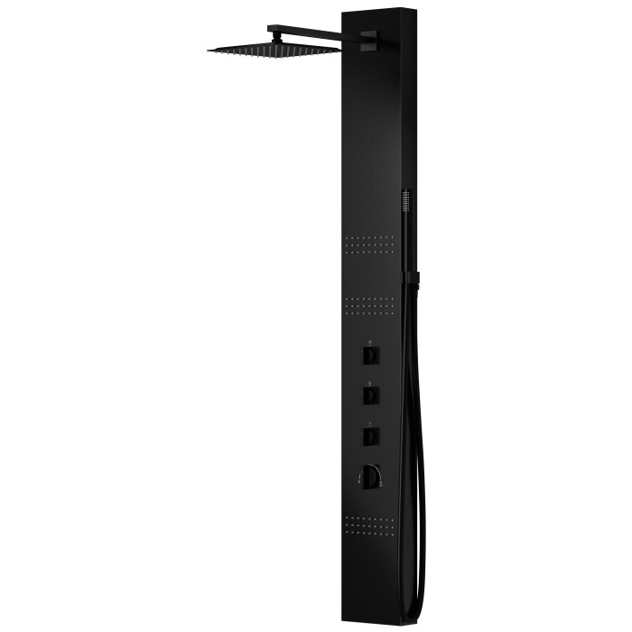 Душевая панель CORSAN NEO BLACK  (S060MBL)