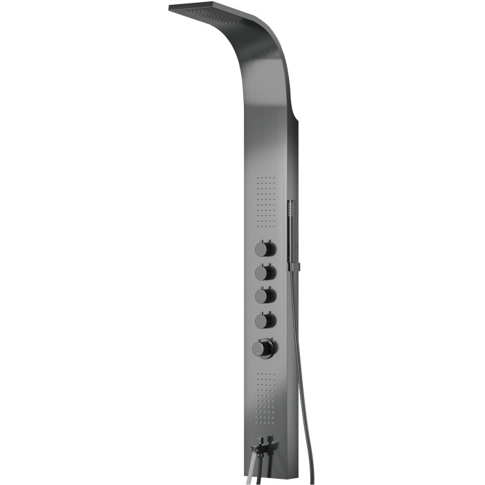 Душевая панель CORSAN SAMSARA GRAPHITE GunMetal с изливом (S003MGMW)
