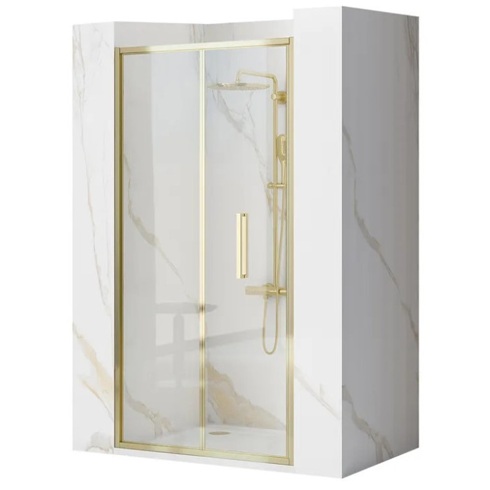 Душевая дверь REA RAPID FOLD 100 GOLD  (REA-K4130)