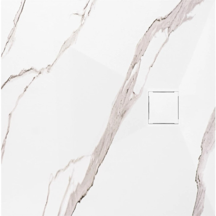 Душевой поддон REA MAGNUM 90x90 CARRARA WHITE (REA-K7005)
