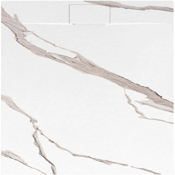 Душевой поддон REA BAZALT 90x90 CARRARA WHITE (REA-K7002)