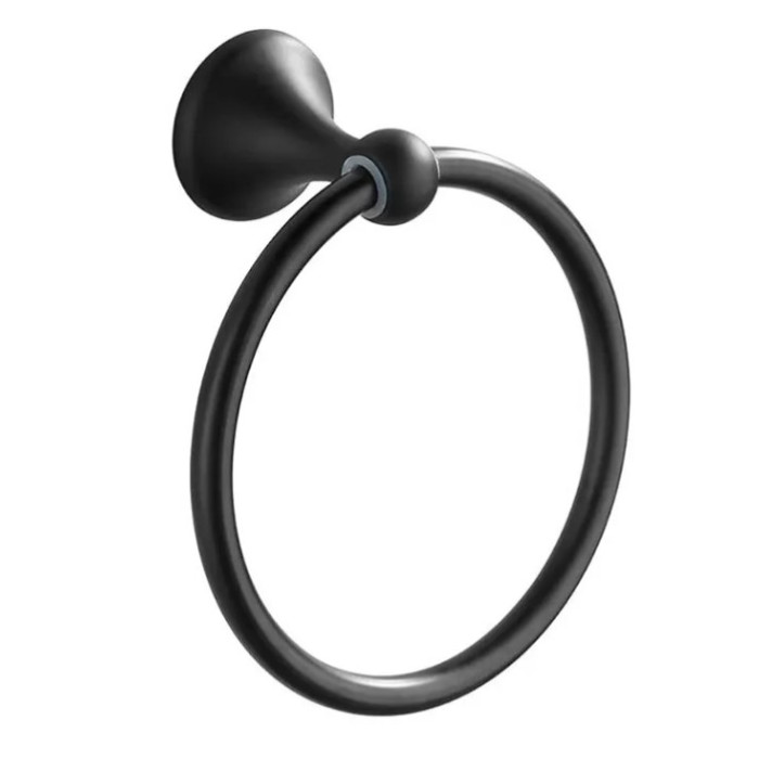 Полотенцедержатель кольцо REA 332867A BLACK (REA-06922)