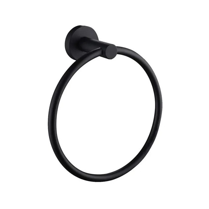 Полотенцедержатель кольцо REA 332915A MIST 05 BLACK (REA-06904)