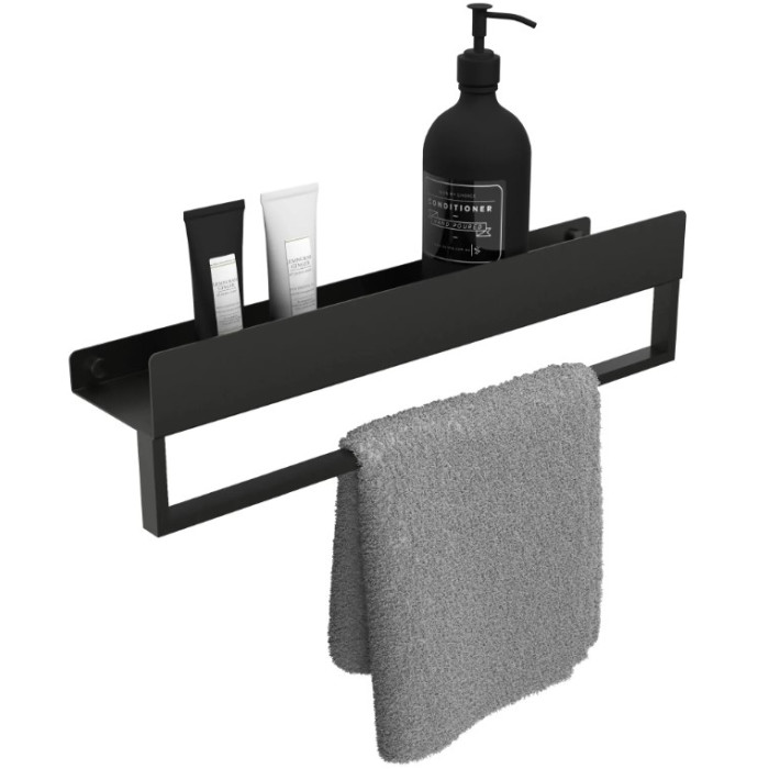 Полка для ванны REA SF01 45 BLACK MATT   (REA-06000)
