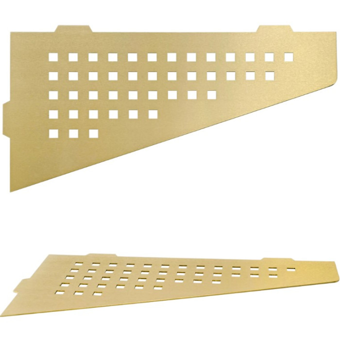 Угловая полка для ванны REA SF05 30 BRUSHED GOLD (REA-06015)