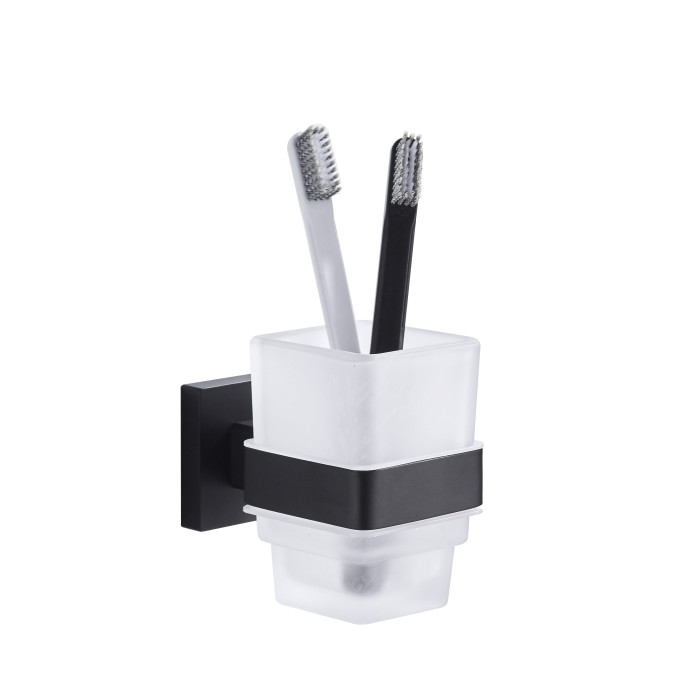 Стакан для зубных щеток VBI JUPITER BLACK (VBI-040604BL)