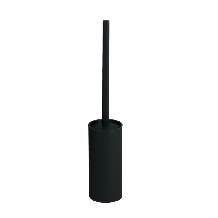 Ёршик для унитаза напольный VBI ROUND BLACK (VBI-040020BL)