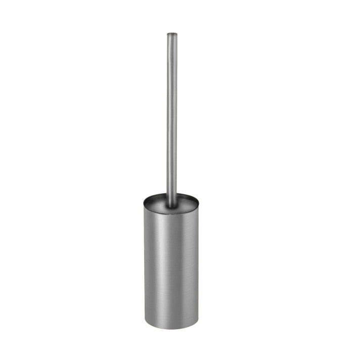 Ёршик для унитаза напольный VBI ROUND NICKEL (VBI-040020NI)