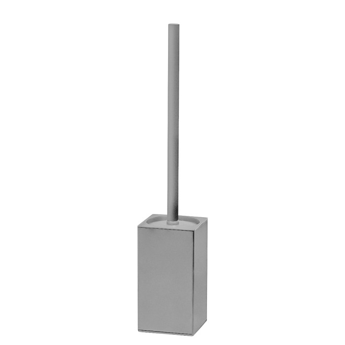 Ёршик для унитаза напольный VBI QUADRO NICKEL  (VBI-040121NI)