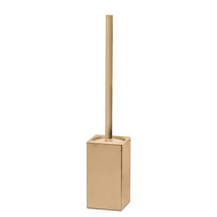 Ёршик для унитаза напольный VBI QUADRO BRUSH GOLD  (VBI-040121BG)