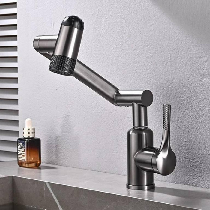 Змішувач для кухні Epelli Robotic Aqua Costa Grafit, латунь