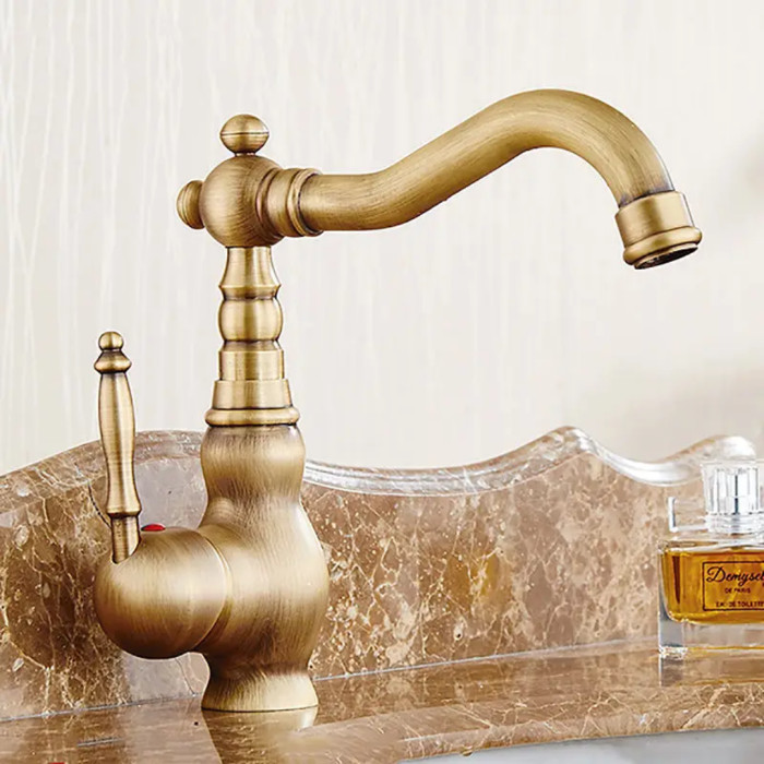 Змішувач для умивальника Epelli Retro Bronze Compatто