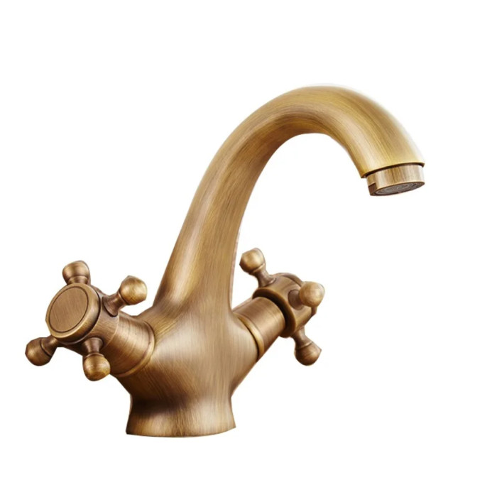 Змішувач для умивальника бронза Epelli Deco Rubinetti Bronze 01